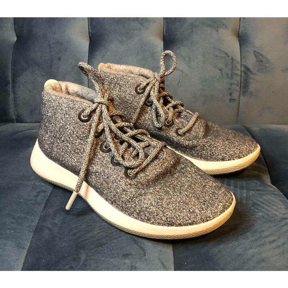 Allbirds Women's Wool Runner-up Mizzles Charcoal Gray Merino Wool US Size 8
